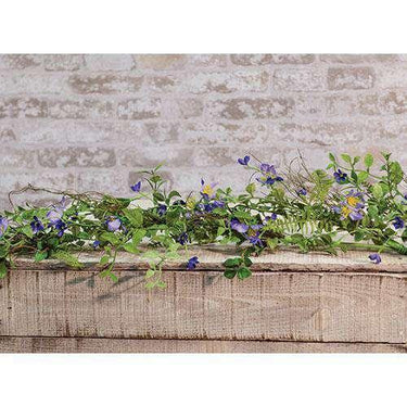 Blue Violet Garland, 4ft - The Fox Decor
